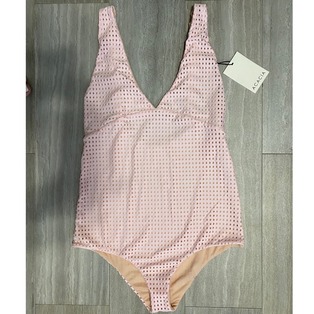 ACACIA Swimwear Malta One Piece in Ballerina Mesh